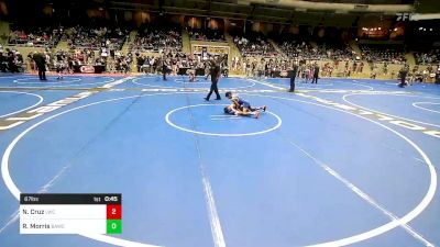 67 lbs Rr Rnd 1 - Nathan Cruz, Legacy Wrestling Club vs Riley Morris, Broken Arrow Wrestling Club