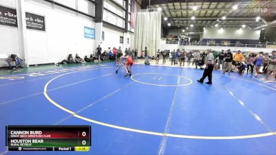 109 lbs Semifinal - Houston Bear, Rural Retreat vs Cannon Burd, Great Neck Wrestling Club