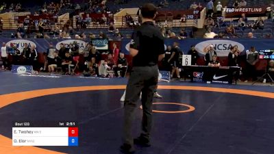 97 kg Quarterfinal - Eric Twohey, Minnesota Storm vs Orry Elor, New York Athletic Club