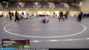 250 lbs 1st Place Match - Max Flemke, Owatonna vs Andrew Olson, Stillwater Area Wrestling