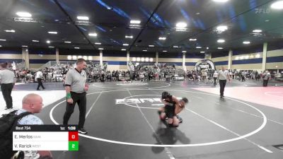 77 lbs Semifinal - Emery Merlos, Savage House WC vs Viliami Nau Rarick, Westlake