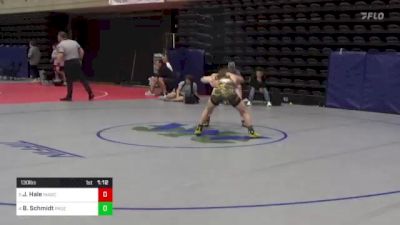 130 lbs Quarterfinal - Joshua Hale, Manchester, MD vs Beau Schmidt, Pasedena, MD