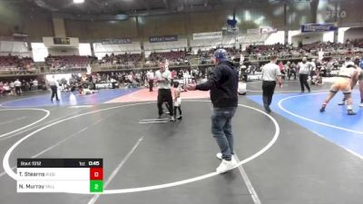 46 lbs Quarterfinal - Teagan Stearns, Ridge WC vs Nolan Murray, Valley Bad Boys