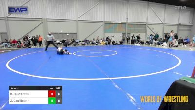 50 lbs Quarterfinal - Kiah Dukes, POWA vs Zaylah Castillo, Untouchables Girls Pink