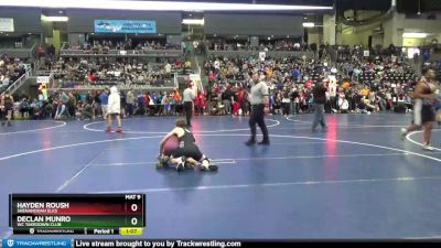 130 lbs Champ. Round 1 - Hayden Roush, Shenandoah Elks vs Declan Munro, WC Takedown Club