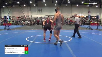 184 lbs C Of 16 #1 - Tucker Tomlinson, Western Wyoming vs Kayne MacCallum, Oklahoma