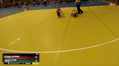 95 lbs Semis & 1st Wrestleback (8 Team) - Dylan Jackson, St. Peter vs Grant Cook, Hastings