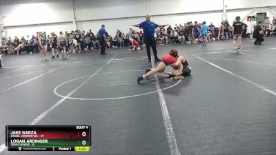 92 lbs Round 2 (4 Team) - Jake Garza, Daniel Cormier WA vs Logan Ardinger, Terps Xpress