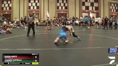 140 lbs Finals (8 Team) - Kason Wirtz, Iron Faith vs Conner Costello, Armory WA