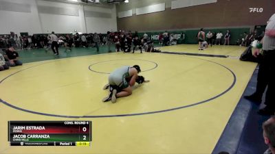 175 lbs Cons. Round 4 - Jarim Estrada, Perris vs Jacob Carranza, Chino Hills