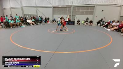 160 lbs Round 2 (8 Team) - Bradley Rodriguez-Little, Minnesota Red vs James Bowers, Georgia Blue