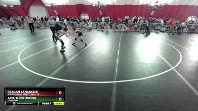 69 lbs Round 1 - Reagan Lancaster, Holmen Viking Wrestling Club vs Aria Thephavong, Tennessee