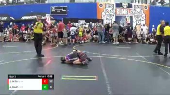 65 lbs Semis & 1st Wrestleback (8 Team) - Jacob Gwin, Untouchables Black vs Jackson Mills, No Escape Wrestling Academy