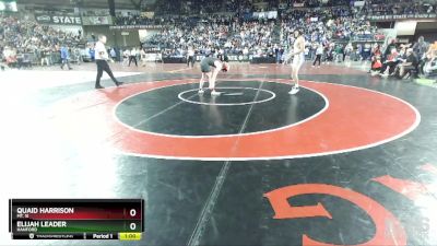 4A 150 lbs Cons. Round 3 - Elijah Leader, Hanford vs Quaid Harrison, Mt. Si