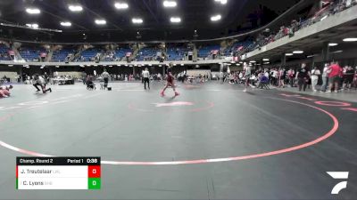 175 lbs Champ. Round 2 - Casen Lyons, Springfield (Sacred Heart-Griffin) vs Jack Treutelaar, Libertyville