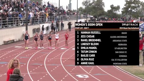 Women's 800m Open, Finals 7