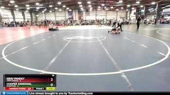 76 lbs Rd# 2 12:00pm Friday - Arav Pandey, Terps Xpress vs Cooper Sandoval, Scorpions