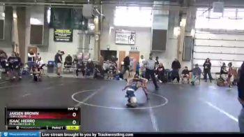 52 lbs Round 2 (8 Team) - Isaac Hierro, PA Alliance Blue vs Jaxsen Brown, Terps Xtreme