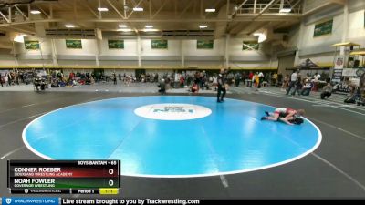 65 lbs Champ. Round 2 - Conner Roeber, Siouxland Wrestling Academy vs Noah Fowler, Governor Wrestling