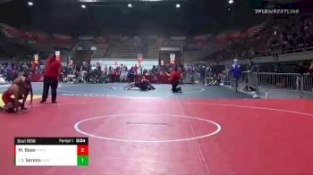 138 lbs Cons. Round 4 - Isaiah Serena, Merced Bears Wrestling Club vs Malaky Beas, Madera South High School Wrestling