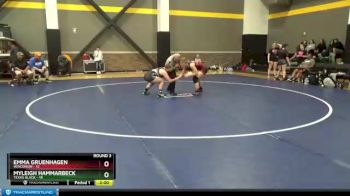 130 lbs Round 3 (3 Team) - Emma Gruenhagen, Wisconsin vs Myleigh Hammarbeck, Texas Black