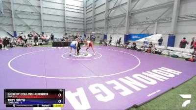 170 lbs Round 1 (16 Team) - Broedy Collins Hendricks, Iowa vs Trey Smith, Team Idaho