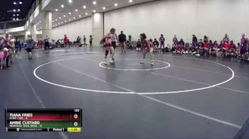 120 lbs Round 5 (10 Team) - Tiana Fries, CLWC / IWC vs Ambie Custard, Nebraska Tidal Wave