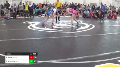 131 lbs Pools - Bailey Emery, Valkyrie Girls WC vs Chole Tomkins, Lady Pitbulls