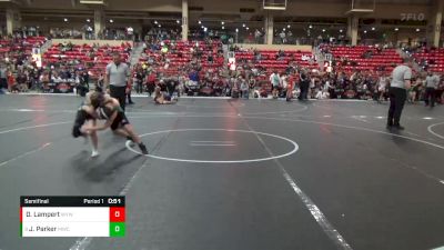 76 lbs Semifinal - Jace Parker, Mulvane Wrestling Club vs Danny Lampert, Winfield Youth Wrestling Club