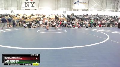 70 lbs 1st Place Match - Blake Dennison, Deep Roots Wrestling Club vs Liam Merithew, District 3 Wrestling