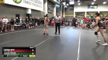 124 lbs Round 1 (6 Team) - Alyssa Ruiz, SOTM Pink vs Kaydn Meyer, Valkyrie Of Goldfinch