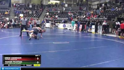 115 lbs Quarterfinal - Tanner Paustian, Moen Wrestling Academy vs Drew Anderson, The Best Wrestler