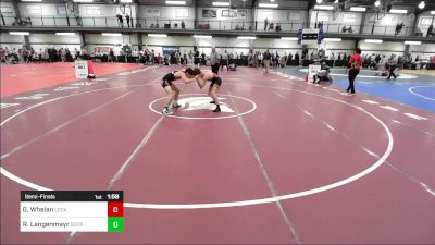 135A lbs Semifinal - Geoffrey Whelan, Legacy Wrestling Club vs Ryan Langenmayr, Scorpions