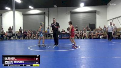 87 lbs Round 3 (6 Team) - Jai Robins, Oklahoma Red vs Zachary Donalson, Arkansas