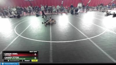 63 lbs 5th Place Match - Camden Ottow, Waterford Youth Wrestling Club vs Carson Hebel, Wisconsin