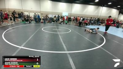 84-87 lbs Round 2 - Gavin Duran, Tribe Wrestling Club vs Jack Herrin, Texas Elite Wrestling Club