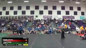 104 lbs Round 5 (6 Team) - Khary McCall, Springboro vs Zane Eyler, Butler