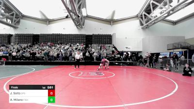 160C-H2 lbs Final - Joey Saito, GPS Wrestling Club vs Alphonse Milano, Fisheye