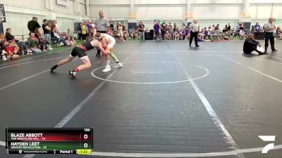 130 lbs Round 1 (8 Team) - Blaze Abbott, The Wrestling Mill vs Hayden Leet, Armory/Revolution