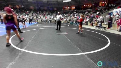 95 lbs 3rd Place - Shiloh Anno, Hurricane Wrestling Academy vs Breanna Hunt, Heat