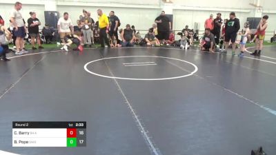 70 lbs Round 2 - Colton Barry, 84 Athletes (VA) vs Bristol Pope, Ohio Gold