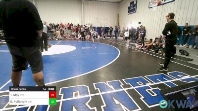 110 lbs Consolation - Tagg May, Grove Takedown Club vs Ben Fullbright, Vinita Kids Wrestling