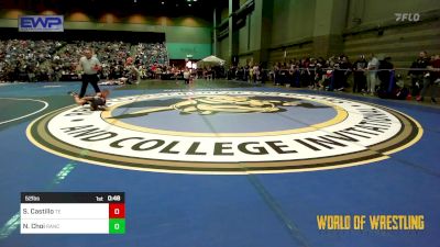 52 lbs Round Of 16 - Sebastian Castillo, Takedown Elite vs Noah Choi, Rancho Bernardo Wrestling Club (RBWC)