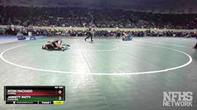 4A-106 lbs Semifinal - Jarrett Patty, Chickasha vs Aydin Machado, Cushing