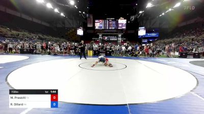 113 lbs Rnd Of 64 - Maddox Preskitt, Texas vs Reef Dillard, Pennsylvania