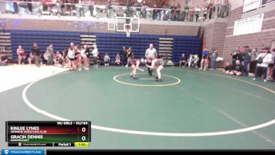 152/165 Round 2 - Kinlee Lynes, Warrior Wrestling Club vs Gracin Dennis, Independant