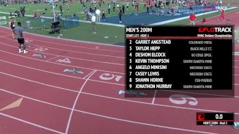 Men’s 200m, Heat 1