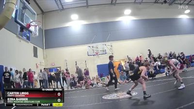 85/95 1st Place Match - Carter Lirgg, Mighty Warriors vs Ezra Barber, Kings Mountain Wrestling Club