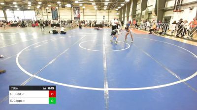 75 lbs Consi Of 16 #1 - Hudson Judd, NY vs Ezra Cappa, IN