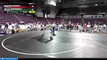 W-124 lbs Quarters & 1st Wb (16 Team) - Alleynah Ronnau, Wyoming vs Brylee Roennebeck, Tennessee